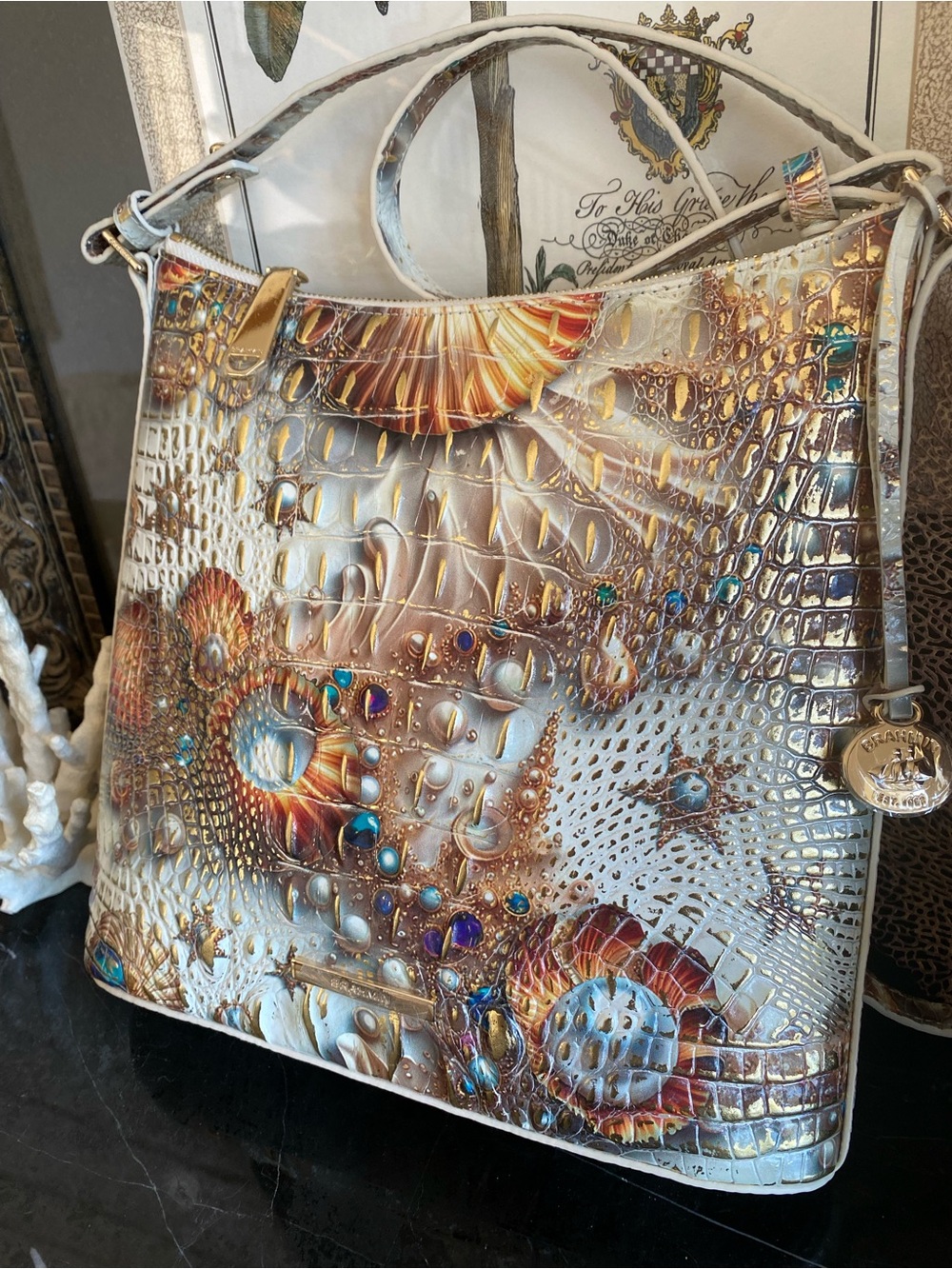 SEA JEWEL BRAHMIN KATIE CROSSBODY